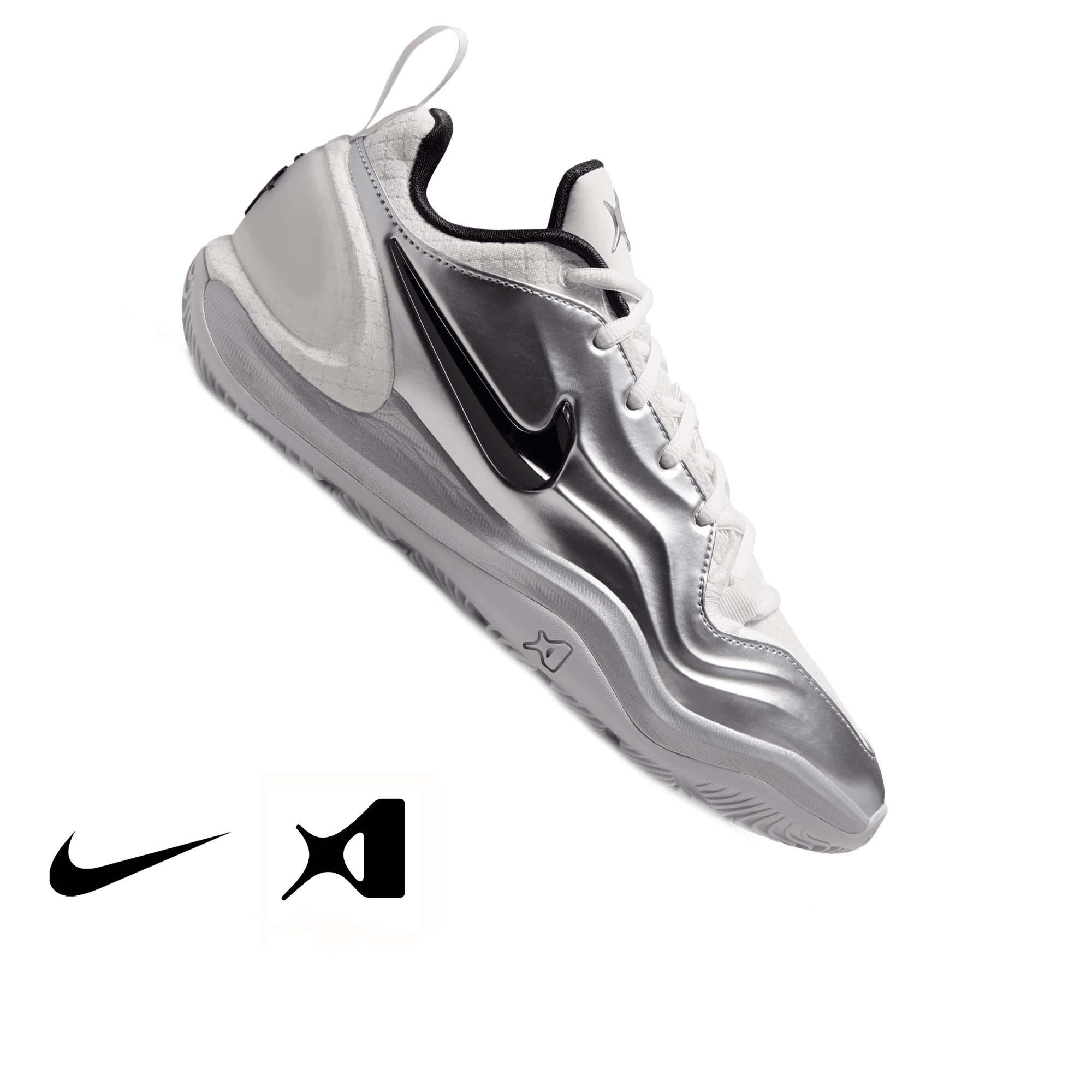 Nike A'Two "ASW" Basketball Shoe - SUMMIT WHITE/BLACK/METALLIC SILVER